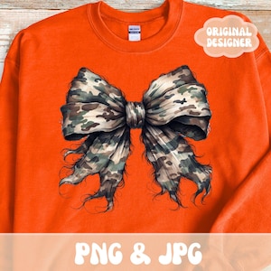 Camouflage Bow PNG, Coquette Camo Bow PNG, Hunting Wife PNG, Trendy Deer Hunting Shirt Design, Military Bow Png, Sublimation File Download