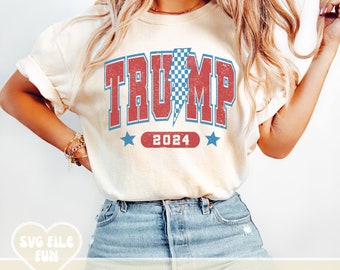 Trump 2024 Png, Trump Shirt Png, Distressed Trump Varsity Png, Patriotic Mama Png, 4th of July Mama Png, Election Season 2024 Png, Trump Png