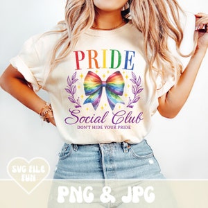 Gay Pride PNG, Png du mois de la fierté, LGBTQ Png, Gay Png, Png lesbien, allié LGBTQ, Social Club Png, Design de chemise coquette arc-en-ciel avec sublimation