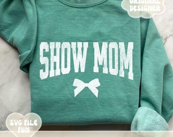 Toon moeder SVG, Toon moeder PNG, paardensport moeder SVG, Toon schuur Mama, paard Show Svg, paard Show moeder Svg, Toon Mama Bow sublimatie ontwerpbestand