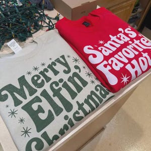 Trendy Christmas PNG Bundle, Preppy Christmas PNG SVG, Santa's Hot Mess Png, Groovy Retro Distressed Holiday Shirt Design Sublimation image 8