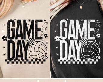 Senior Volleyball SVG, Retro Volleyball Mama SVG, Volleyball Team SVG, Game Day Svg, Trendy Distressed Shirt Design Print Sublimation