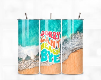 Summer Vibes Tumbler Wrap, Beach Tumbler Wrap, Summer Tumbler Wrap Design, 20oz Tumbler Wrap PNG, Skinny Tumbler Wrap, Digital Download