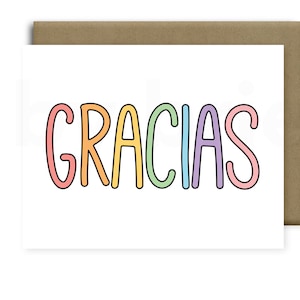 Gracias Karte, Gracias Dankeschön-Karte, Dankeschön-Karten, Dankeschön-Karte, lustige Dankeschön-Karte, lustige danken Ihnen Karten, Danke, lustige Karte