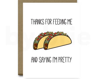 Funny Taco Card, Funny Anniversary Card Boyfriend, Funny Anniversary Card Girlfriend, Funny Anniversary Card for Boyfriend, Anniversary Hus