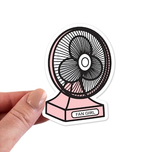 Pegatinas de Fan Girl, pegatina de Fan Girl, pegatina para portátil de Fan Girl, pegatinas de vinilo de Fan Girl, calcomanía de Fan Girl, pegatina para portátil, pegatinas para portátil, vinilo