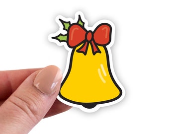 Christmas Bell Stickers, Christmas Sticker, Christmas Stickers, Christmas Laptop Sticker, Holiday Stickers, Holiday Sticker, Christmas Plann