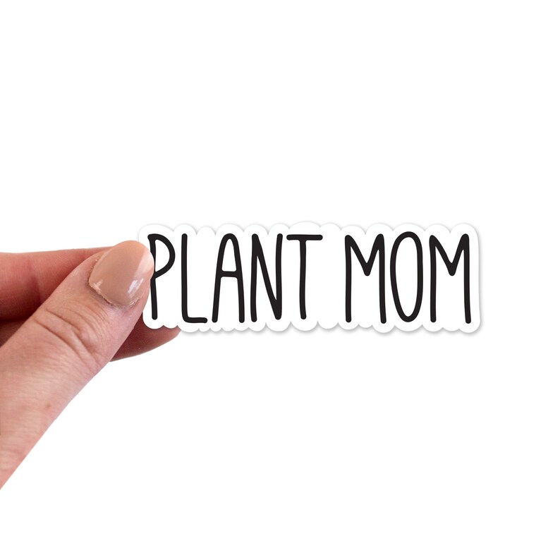 Plant Stickers, Plant Sticker, Plant Laptop Sticker, Plant Vinyl Stickers, Plant Die Cut Sticker, Plant Decal, Plant Decals, Laptop Stickers image 1