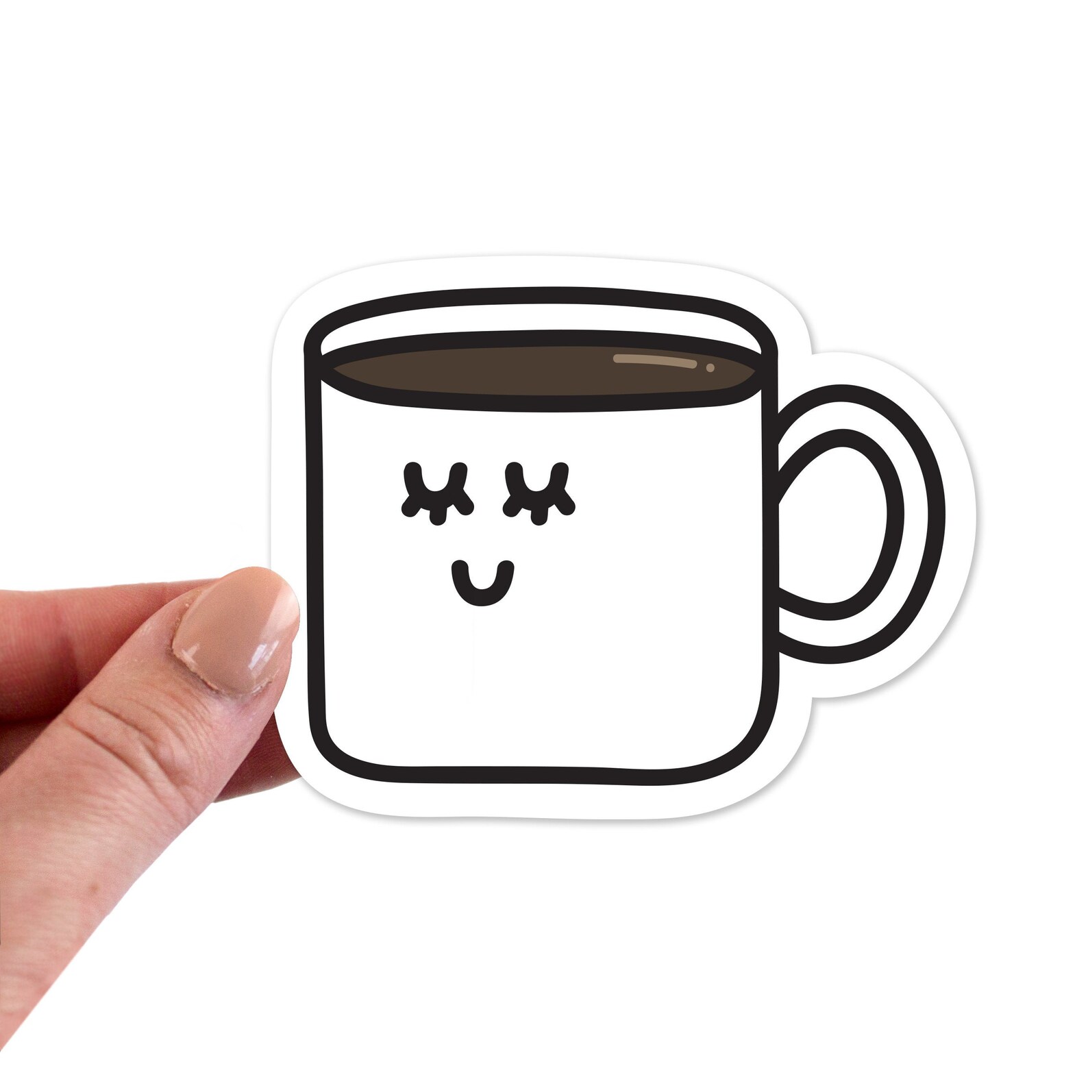 Coffee Cup Stickers Coffee Cup Sticker Coffee Cup Vinyl Etsy