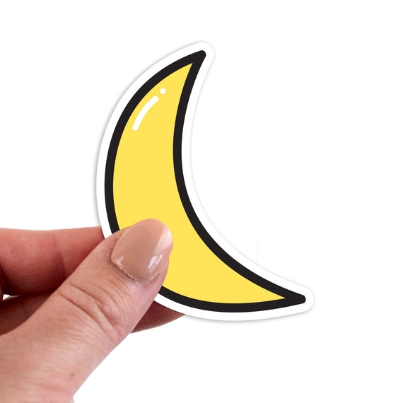 Moon Stickers Moon Sticker Moon Laptop Sticker Moon Laptop | Etsy