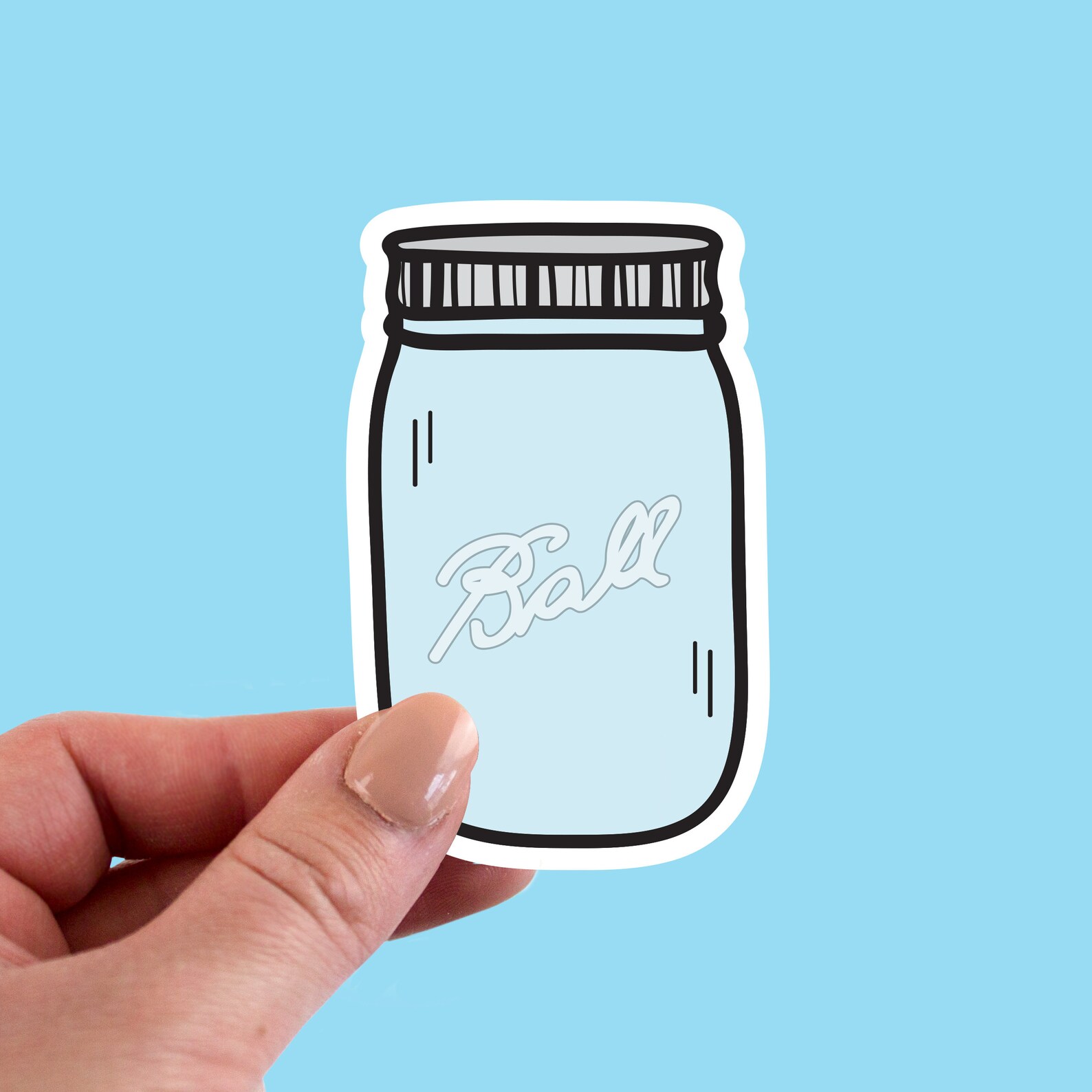 Mason Jar Stickers Mason Jar Sticker Mason Jar Vinyl - Etsy