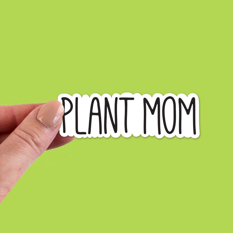 Plant Stickers, Plant Sticker, Plant Laptop Sticker, Plant Vinyl Stickers, Plant Die Cut Sticker, Plant Decal, Plant Decals, Laptop Stickers image 2