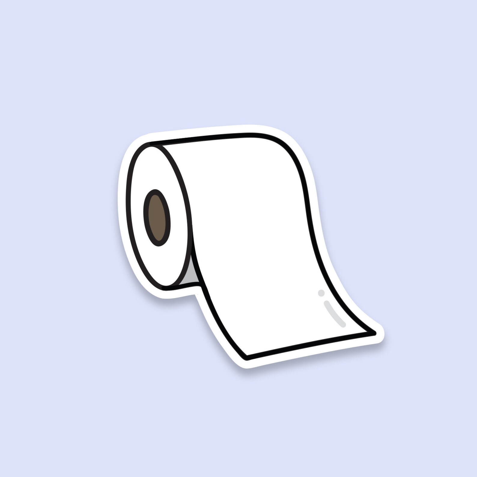 Toilet Paper Stickers Toilet Paper Sticker Toilet Paper Etsy