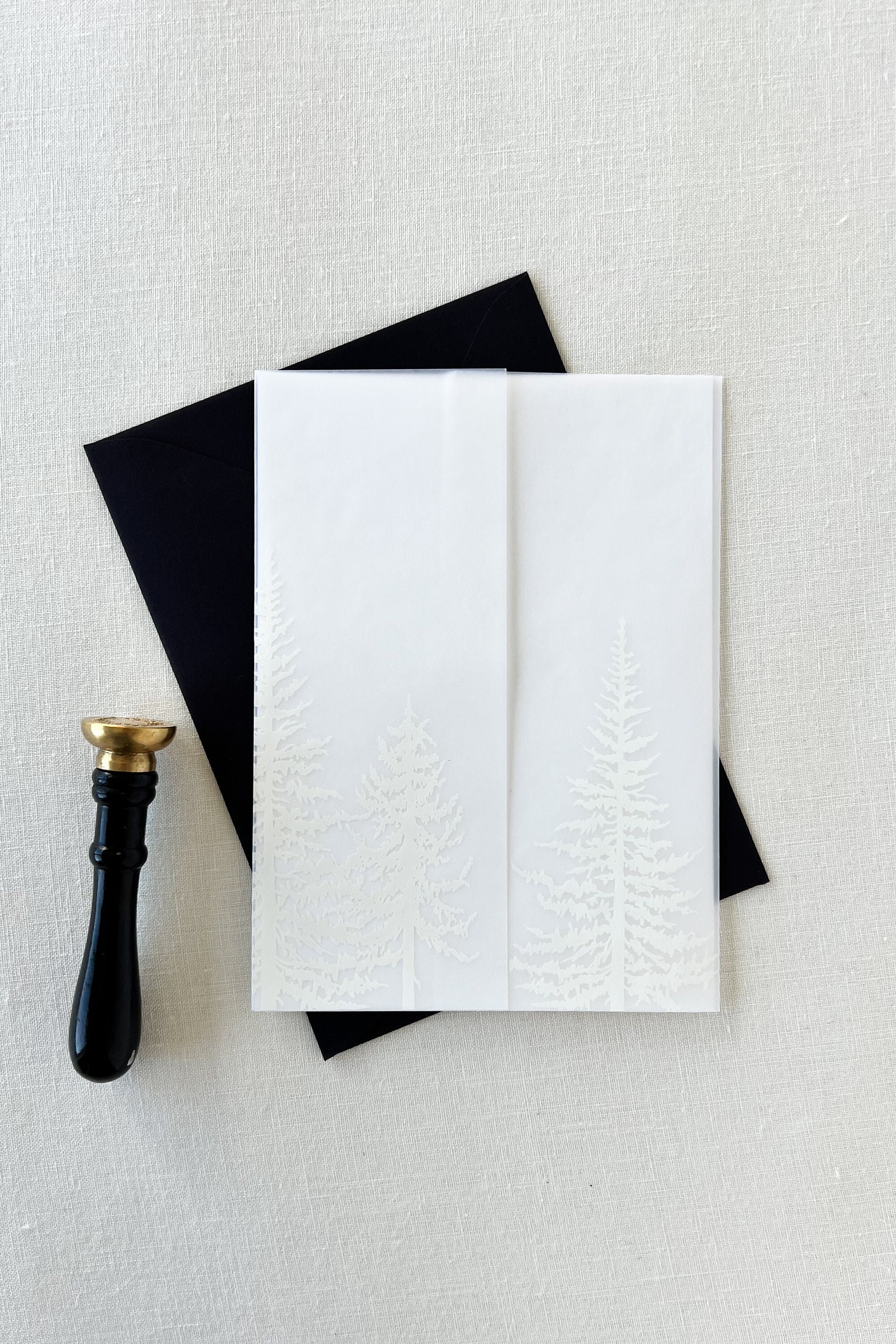 Rustic Wedding Invitation, Vintage Lace - Cotton Willow Design Co.
