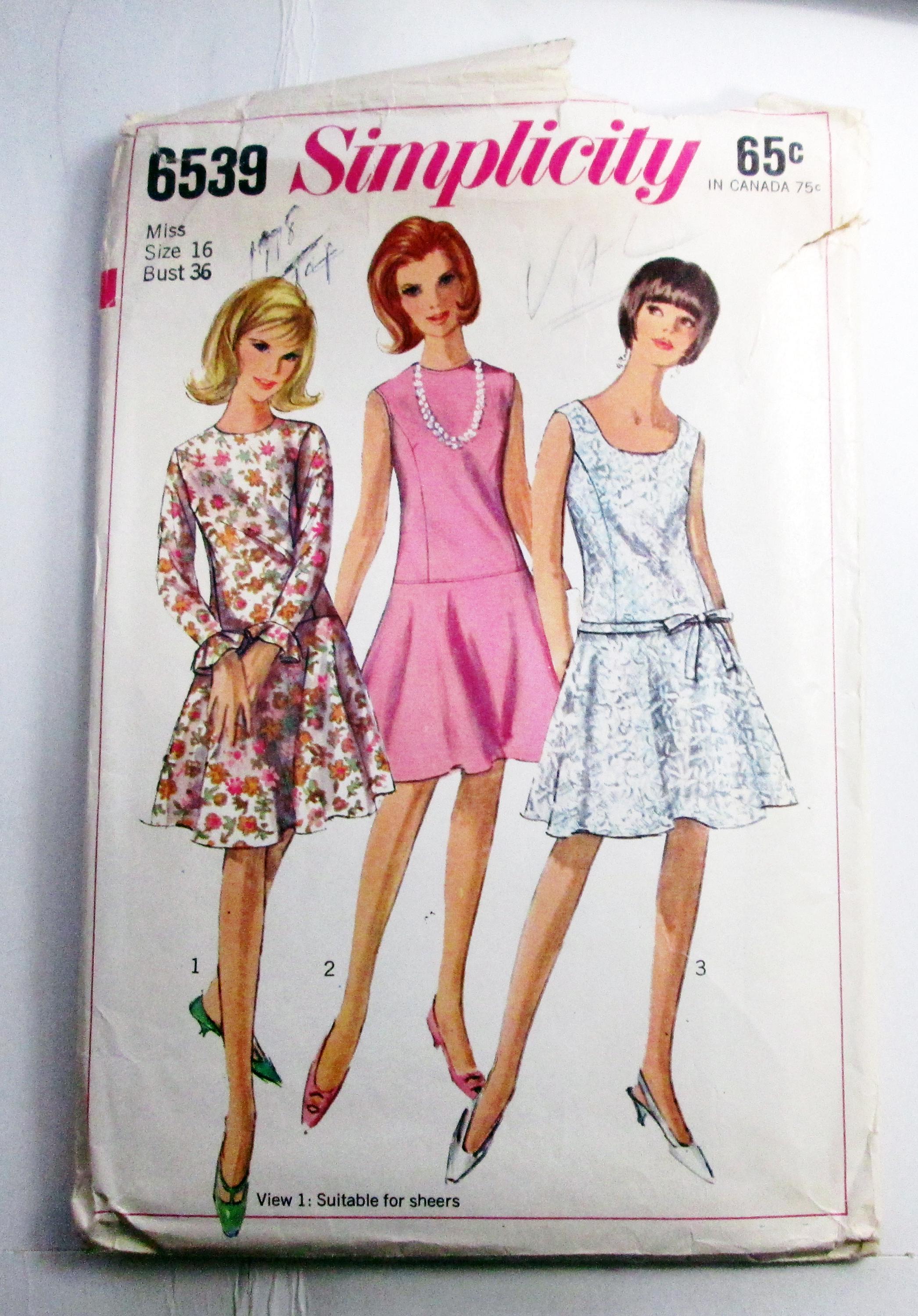 Vintage 1960s Drop Waist Dress - Etsy Vintage 1960s Drop Waist Dress - Etsy