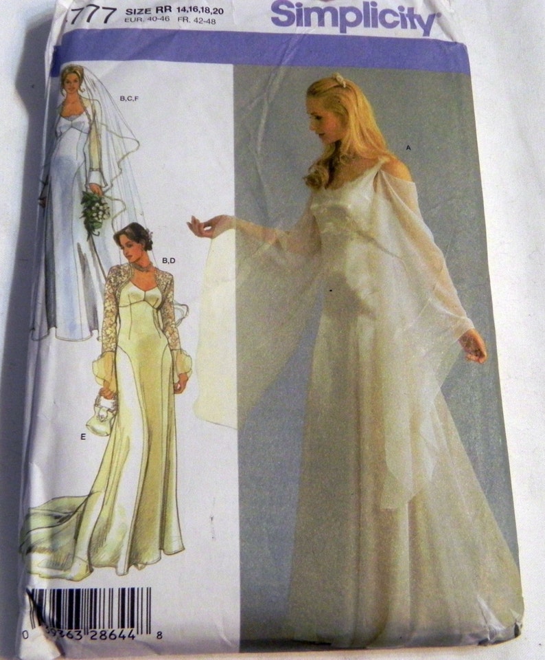 2000s Wedding Dress Bridal Gown Veil and Bolero Shrug | Etsy