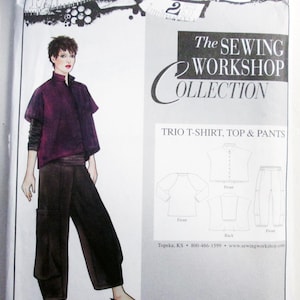 Raglan T Shirt Top Crop Top Jacket Cargo Pants sewing pattern Sewing Workshop Size 6 8 10 12 14 16 18 20 22 UNCUT FF