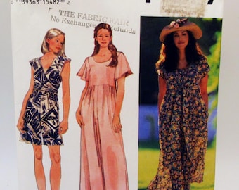 1990s Jumpsuit Flowy loose fitting palazzo pants shorts draped front sewing pattern Simplicity 9021 Size 12 14 16 Bust 34 36 38 UNCUT FF