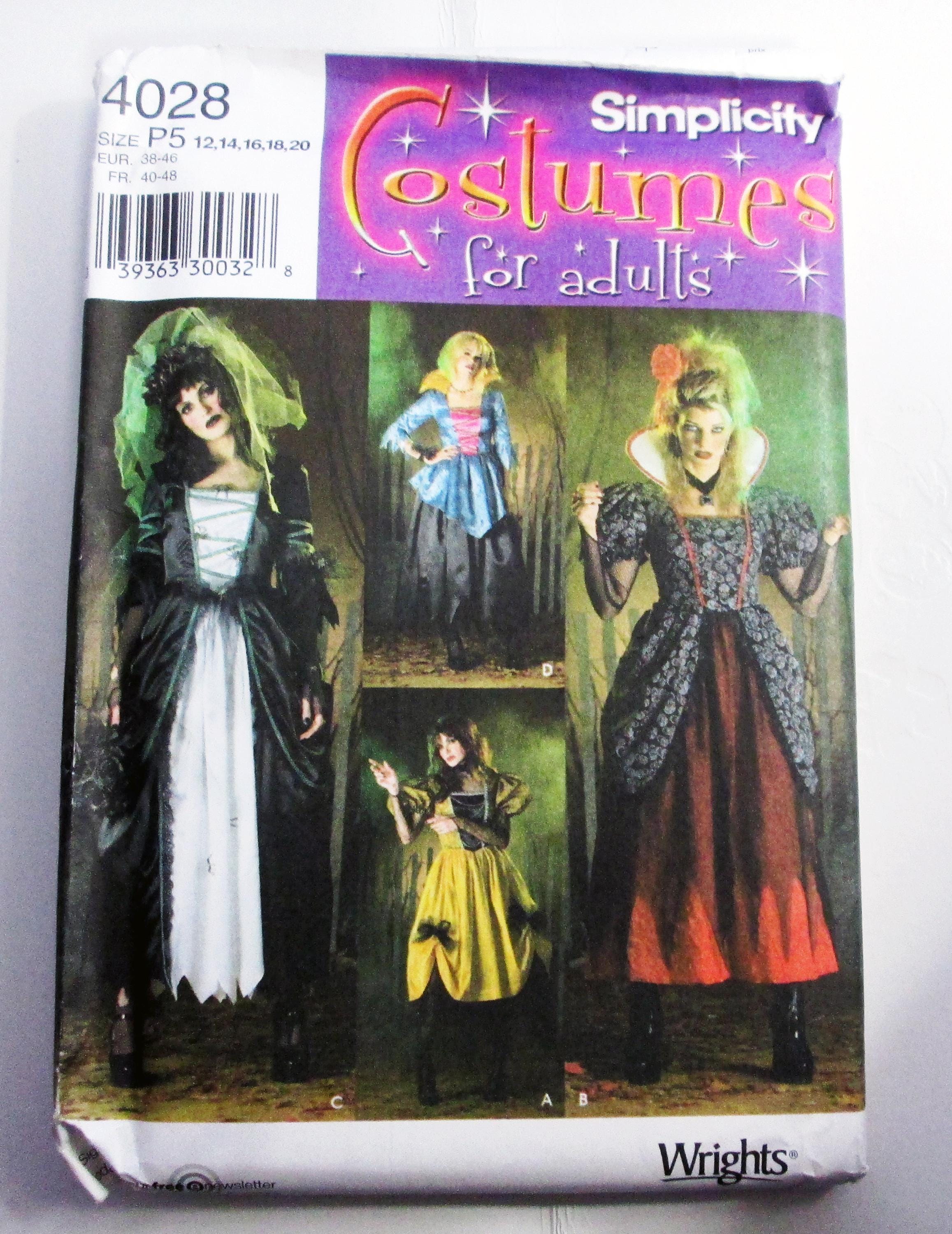 Goth Zombie Vampire Renn Faire Queen Fairy Halloween Costume Sewing ...