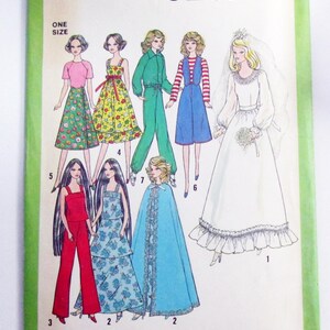 May include: Vintage Simplicity sewing pattern 8281 featuring illustrations of various outfits, including a wedding dress, jumpsuit, and dresses. The cover is green with the text "Simplicity" and "8281". The price is $1.75.