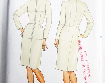 Misses Sloper Fitting Shell basic dress sewing pattern Butterick 3415 Plus Size 16 or 22 or 24 UNCUT FF full figure