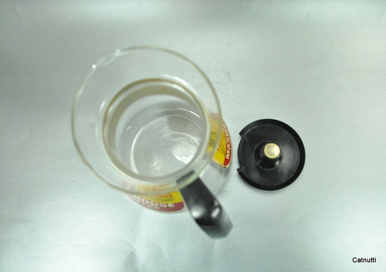 Vintage Maxwell House Corning Glass Coffee Carafe Vintage Promotional Advertising