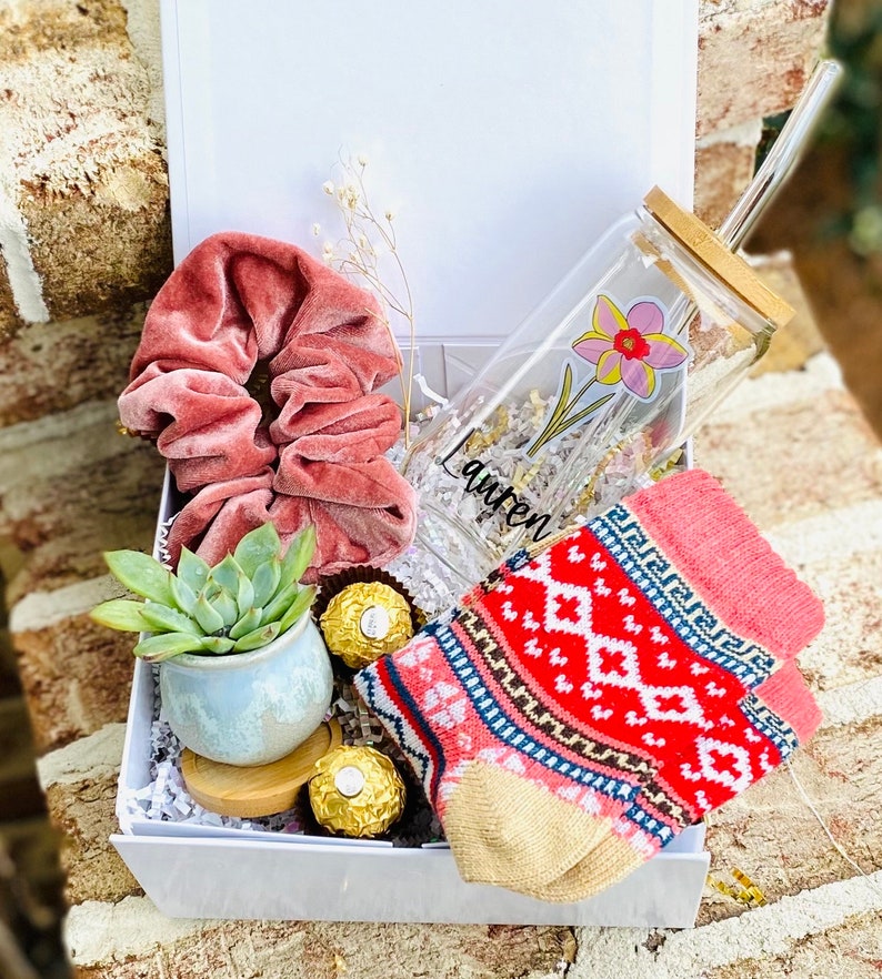 Gift Box for Best Friend Gift Box Coworker Gift Set for Women Unique