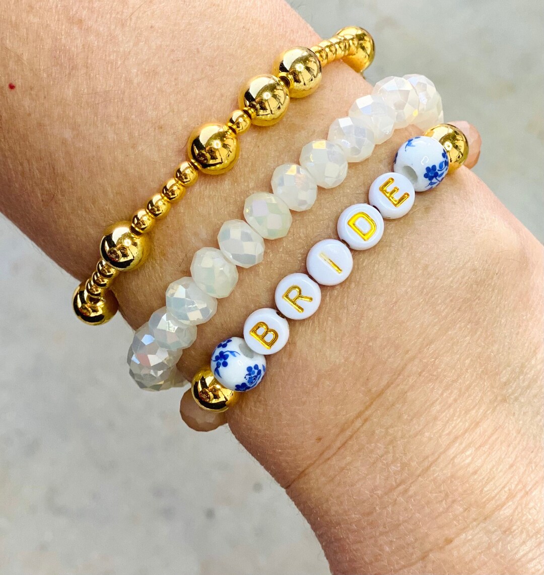 Bridal Jewelry Gift for Bride on Wedding Day Jewelry Personalized Name