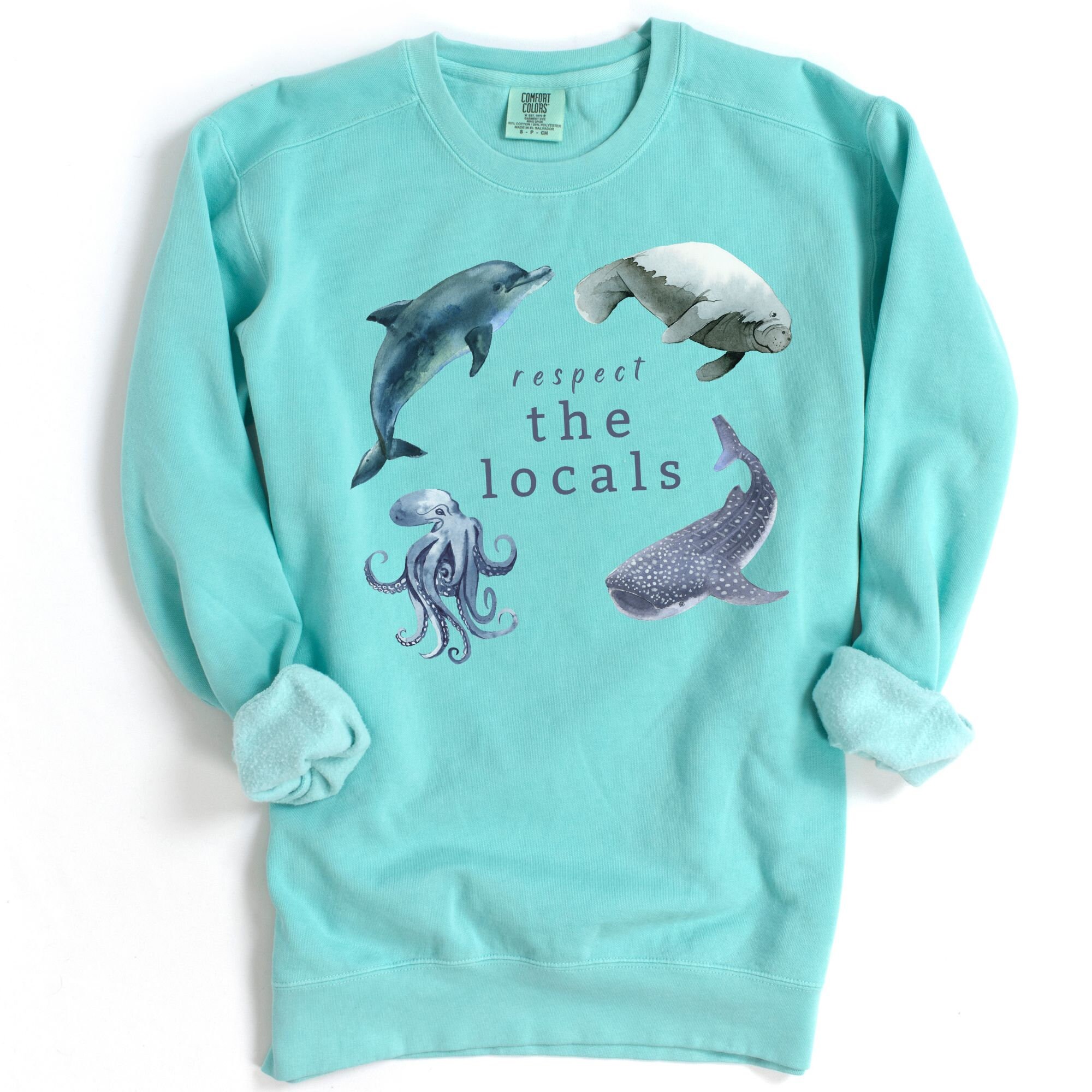 Oceanic Minty Splash Unisex Sweatshirt main image 0