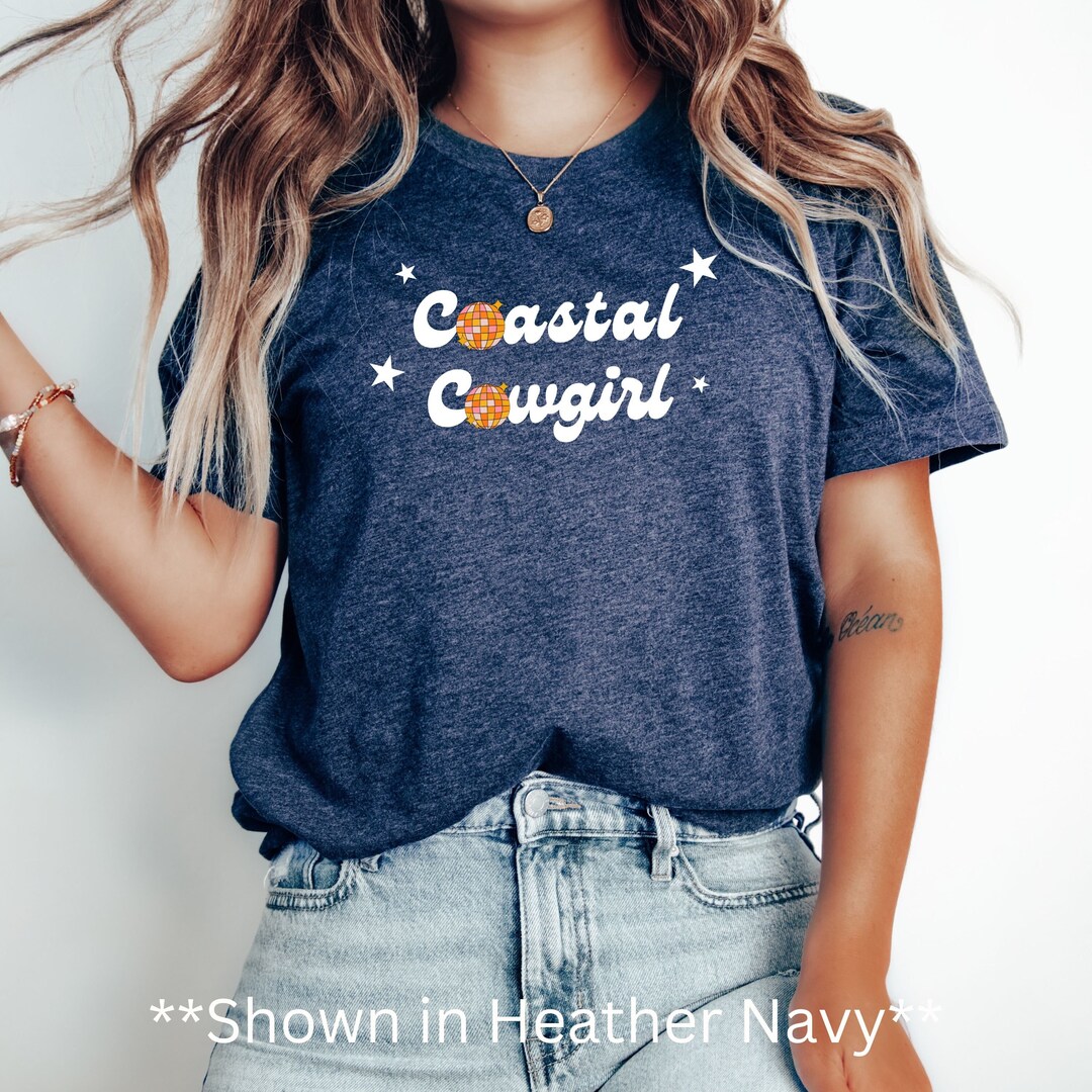 Coastal Cowgirl Shirt Space Cowgirl Shirt Disco Cowgirl Shirt Retro ...