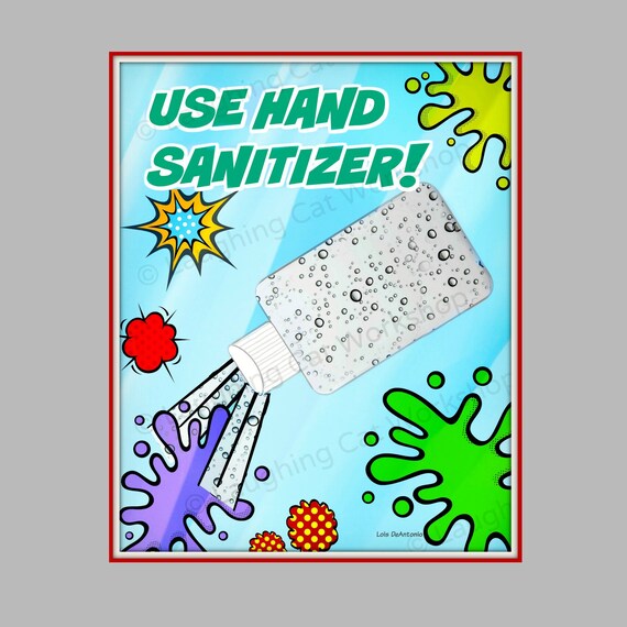 Comic Bathroom Art Kids Superhero Back To School Nurse Doctors Etsy