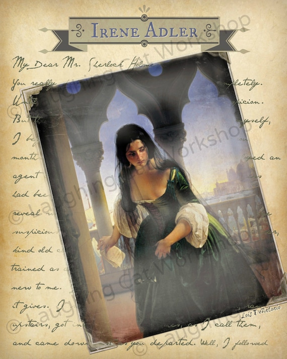 Sherlock Holmes Art Irene Adler Conan Doyle Detective Murder