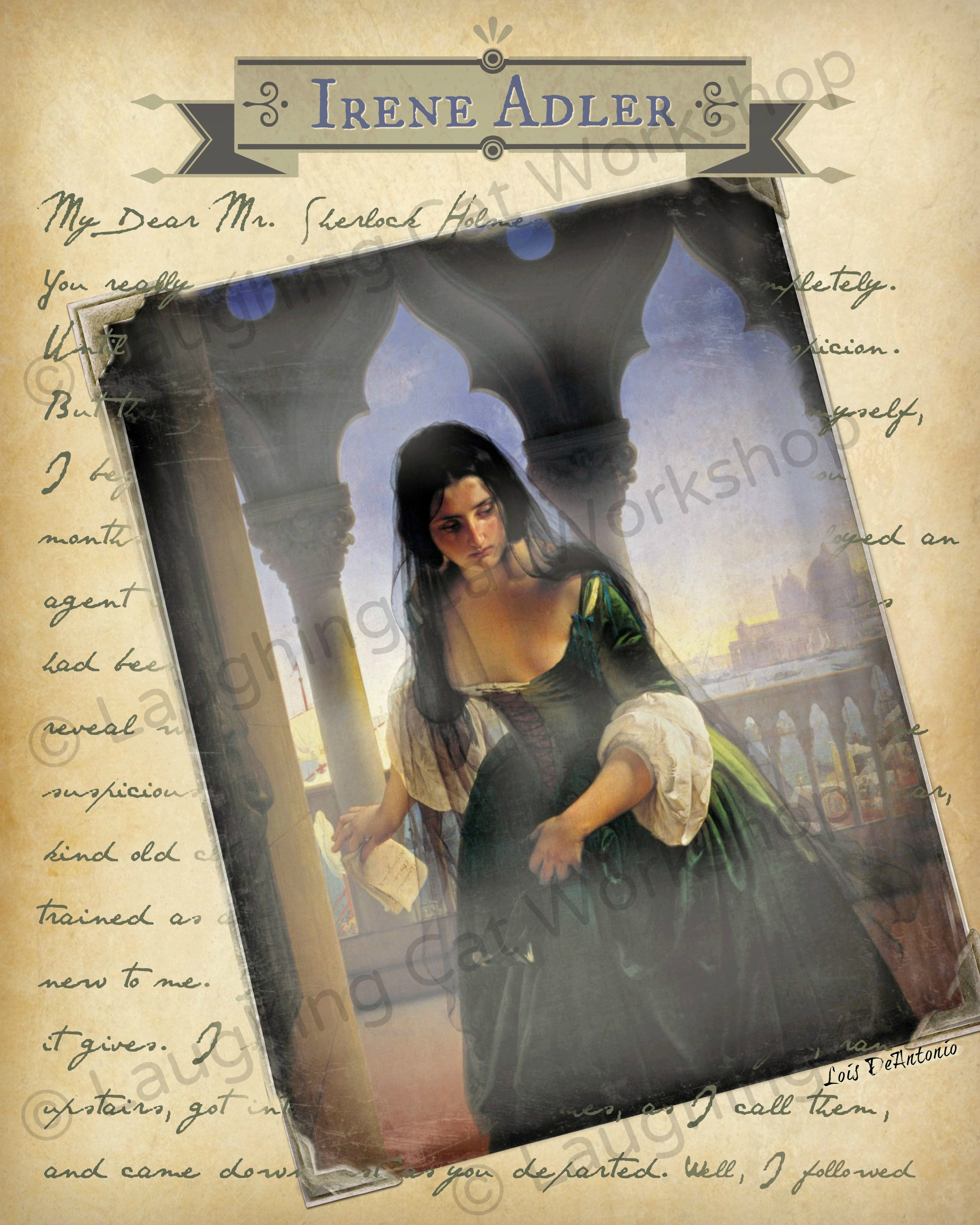 Sherlock Holmes Art Irene Adler Conan Doyle Detective Murder