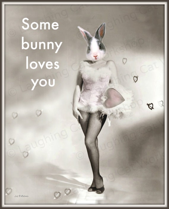 Funny Valentines Day Art Sexy Girl Rabbit Art Print Love Quote - Etsy Hong Kong Funny Valentines Day Art Sexy Girl Rabbit Art Print Love Quote - Etsy Hong Kong