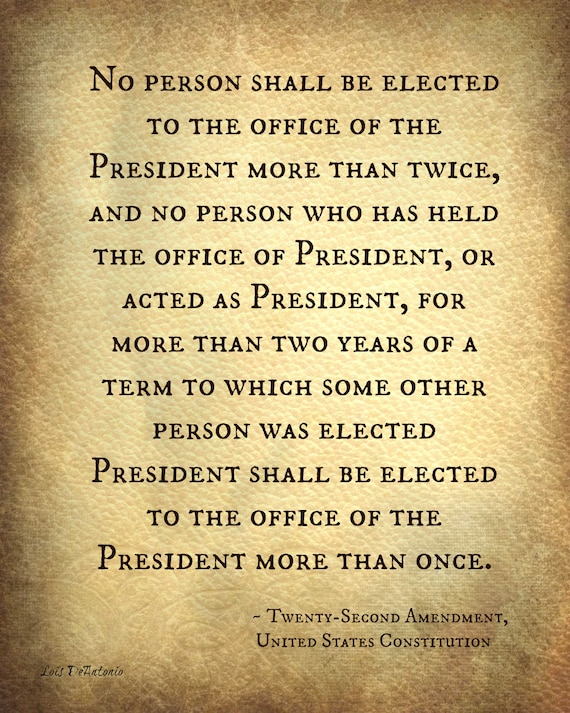22nd amendment: The Untold Story Behind Recent Headlines