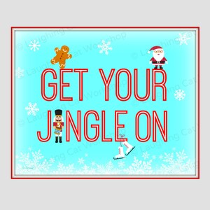 Funny Christmas decor Whimsical Christmas art funny Holiday decor Merry Christmas Gift Cute Christmas sign funny Holiday Party secret santa
