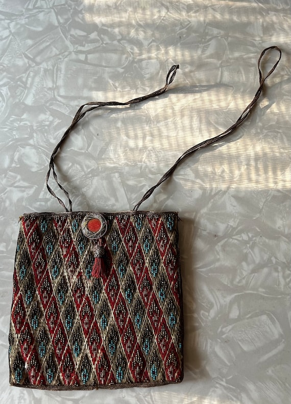 vintage red and teal - Gem