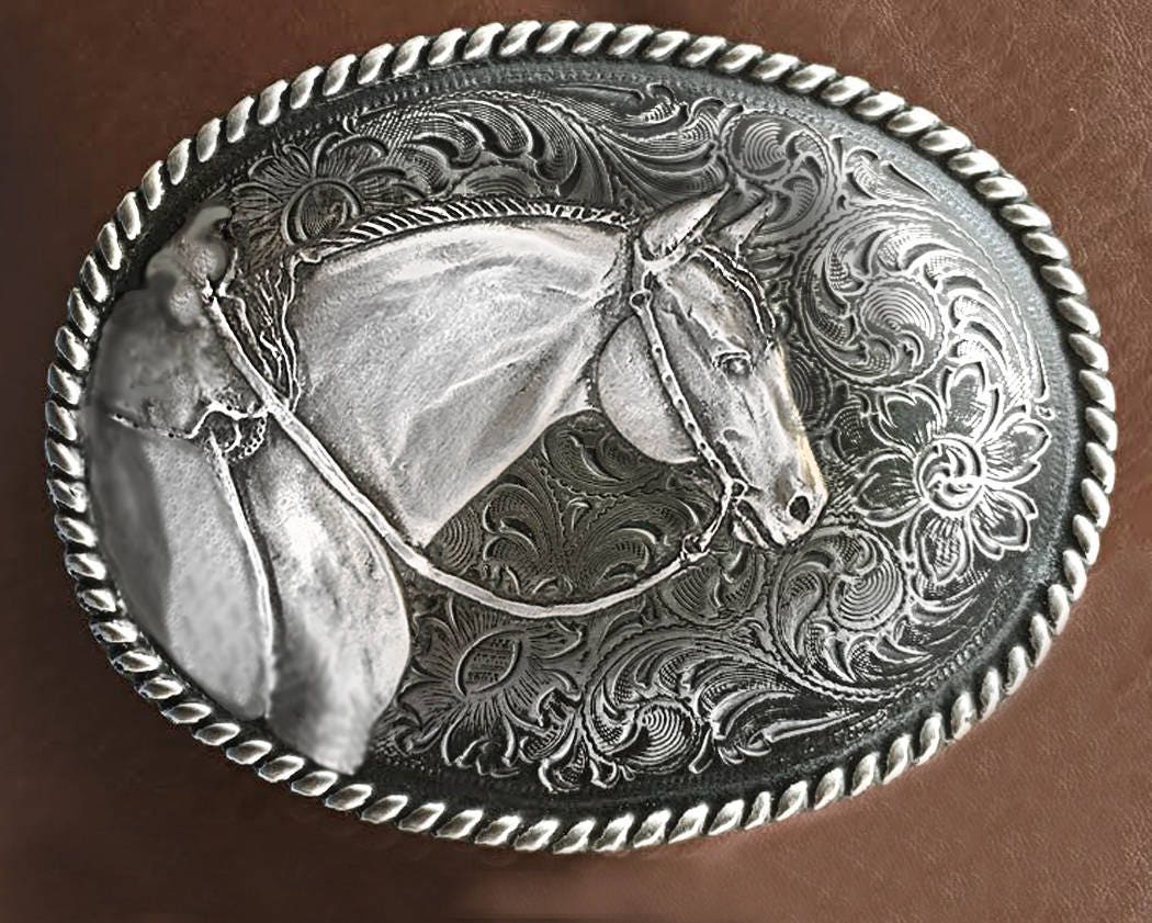 Horse Lady Gifts Apparel, Western Belt Buckle, American