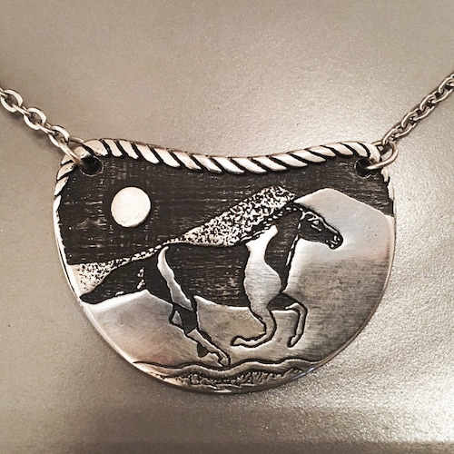 Horse Jewelry Paint Horse Choker Necklace Etsy