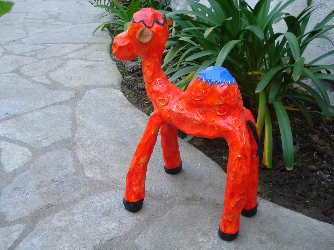 Paper Mache Camel Etsy