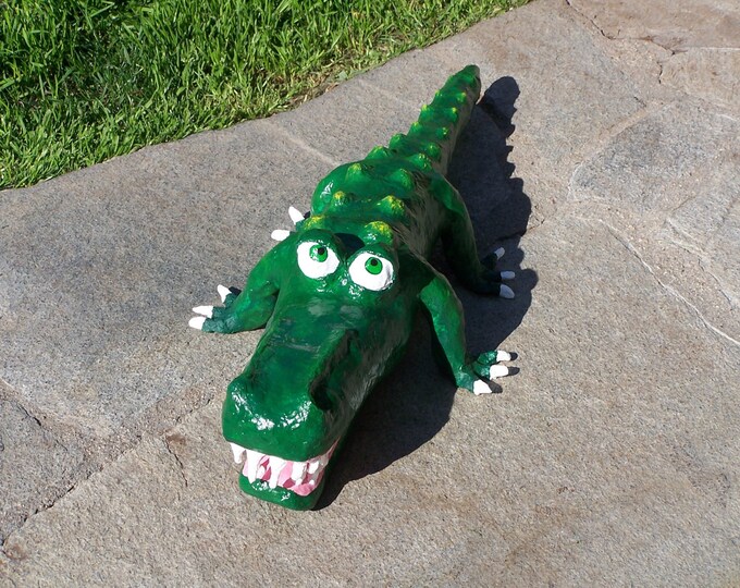Paper Mache Alligator - Etsy