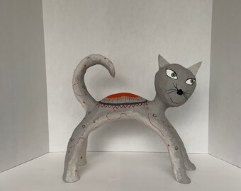 Gray and Orange Cat