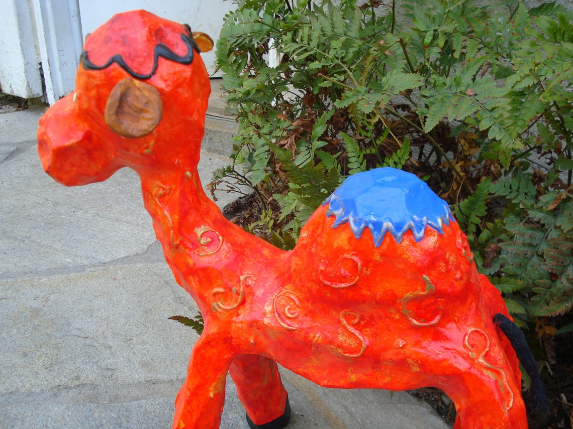 Paper Mache Camel Etsy