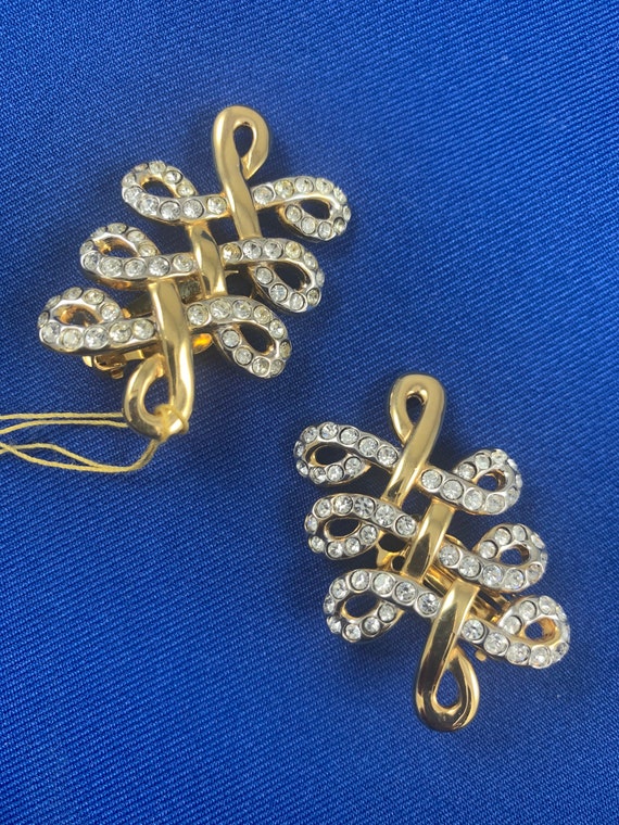 80s Swarovski Crystal Earrings