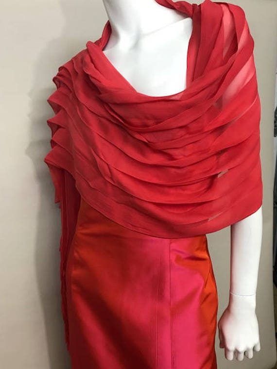 carolina herrera dress red