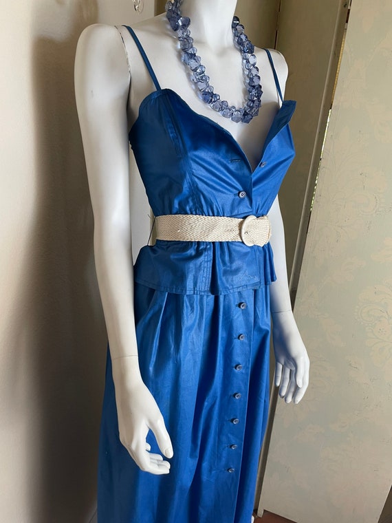 70s Mollie Parnis by Morty Sussman maxi dress View 4