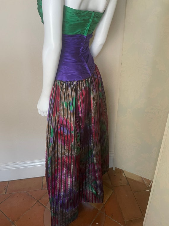 Vintage Silk Travilla Maxi - image 3