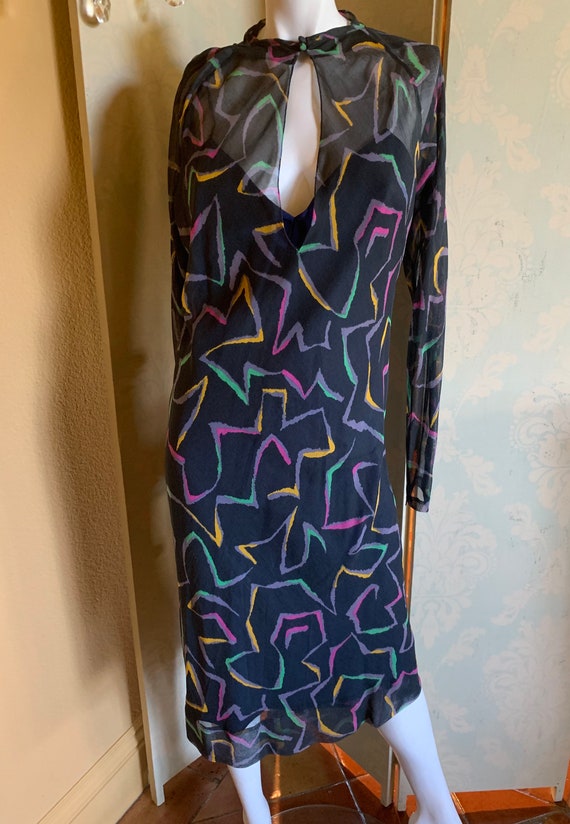 Silk Chiffon Sheer Chemise