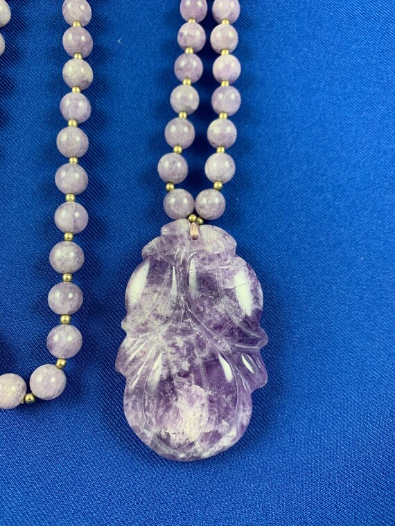 Natural Amethyst Necklace - image 1
