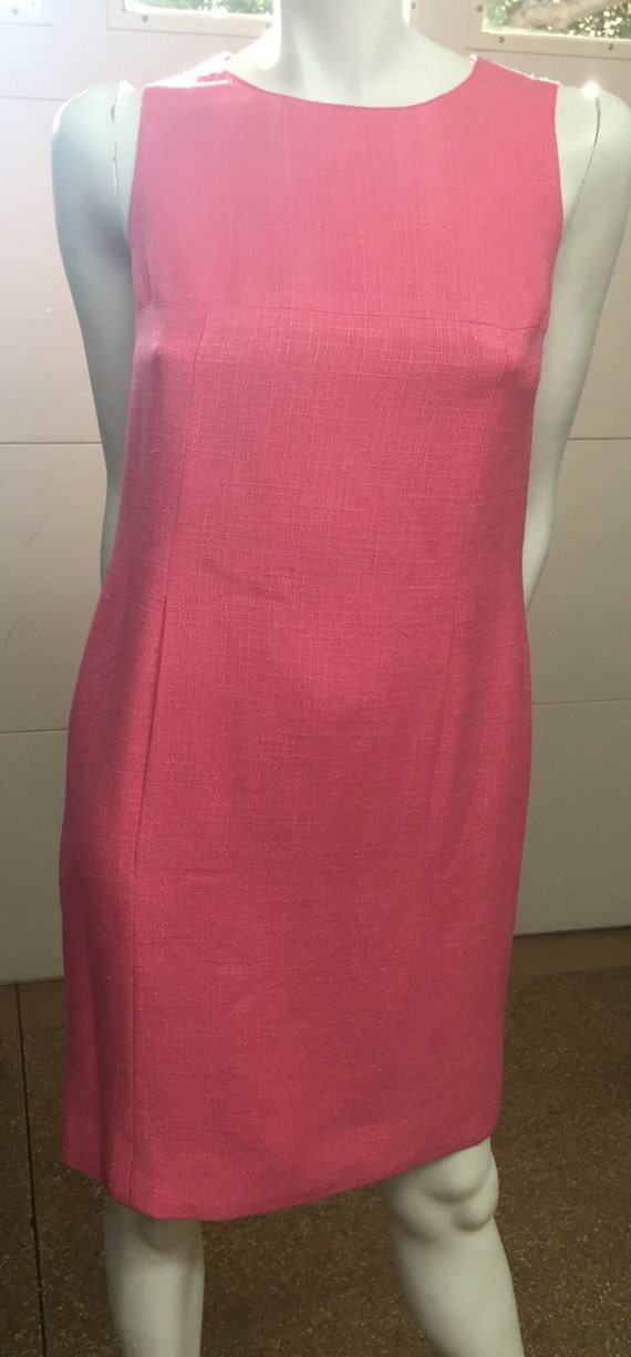 Chanel Hot Pink Sheath Dress